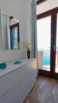 Letto o letti in una camera di Blu Mare