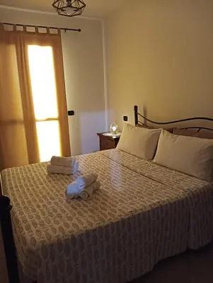 Letto o letti in una camera di Da Adry e Lodo