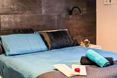 Letto o letti in una camera di Sun Suites