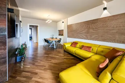 Area soggiorno di Sun Suites