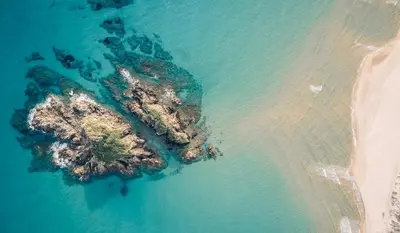 Paesaggio naturale nelle vicinanze della villa