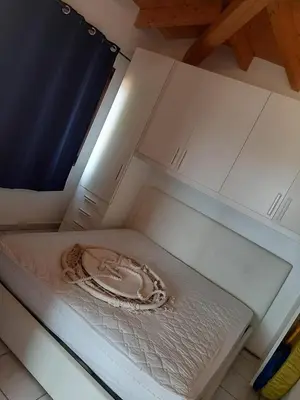 Letto o letti in una camera di Casa Beatrice