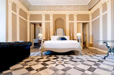 Letto o letti in una camera di Saint Amand by Palazzo Boyl