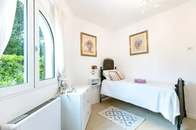 Letto o letti in una camera di Villa Stella di Mare, 300 mt from the beach - Micasasucasa