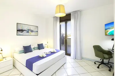 Letto o letti in una camera di OltreMare