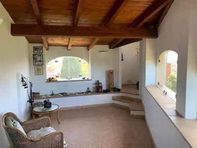 Area soggiorno di Villa Iole