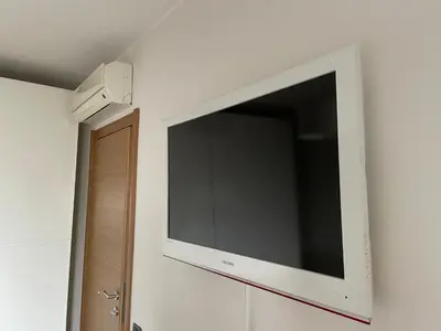 TV o dispositivi per l'intrattenimento presso Flamingo Apartment