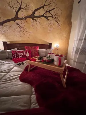 Letto o letti in una camera di DiamanteSardo camera e bagno privato