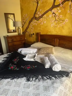 Letto o letti in una camera di DiamanteSardo camera e bagno privato