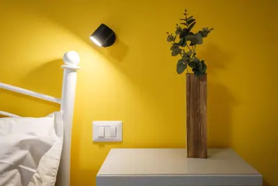 Letto o letti in una camera di Sa Domu Colorada- Eleganza e comfort nel centro di Villasimius