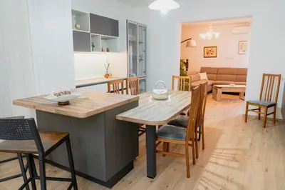 Cucina o angolo cottura di Casa di Samu