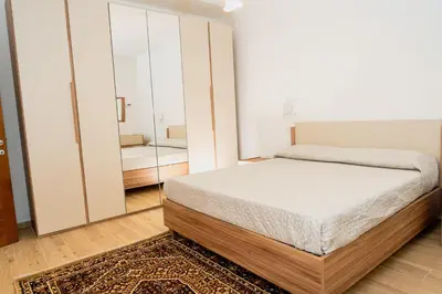 Letto o letti in una camera di Casa di Samu