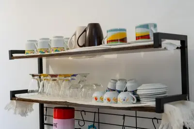 Set per la preparazione di tè e caffè presso Casa di Samu