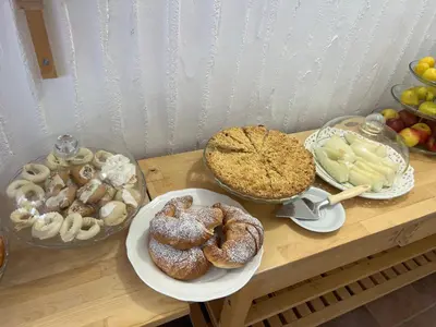 Cibo presso il bed & breakfast o nelle vicinanze