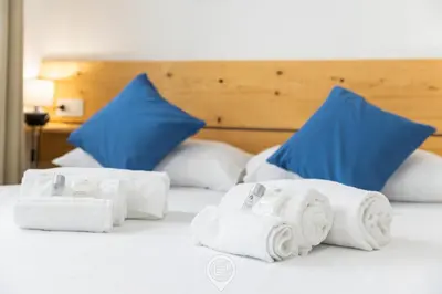 Letto o letti in una camera di Sa Stadda