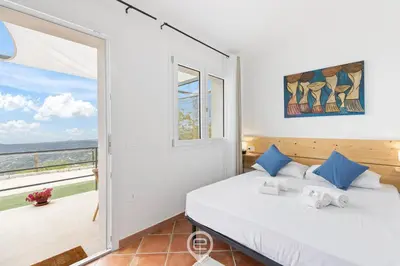 Letto o letti in una camera di Sa Stadda