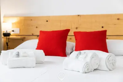 Letto o letti in una camera di Sa Stadda