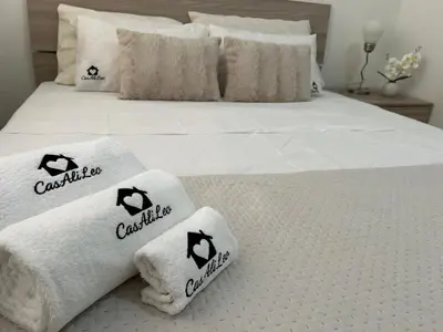 Letto o letti in una camera di Casalileo