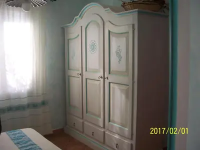 Letto o letti in una camera di Le pavoncelle
