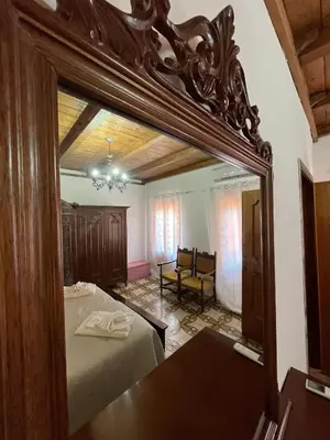 Letto o letti in una camera di Casa Meri