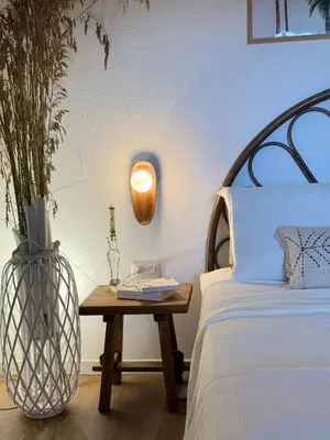Letto o letti in una camera di WABI SABI SUITE by ZARA