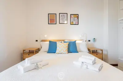Letto o letti in una camera di Poetto 94 - La Casa di Sissy