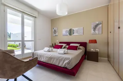 Letto o letti in una camera di Ginett's House Quartello