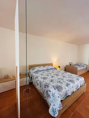 Letto o letti in una camera di Camillas Loft
