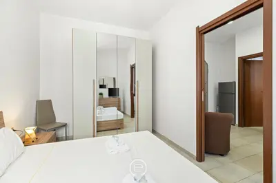 Letto o letti in una camera di Domus Sant'Eusebio