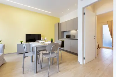Cucina o angolo cottura di Domus Mameli Apartment B