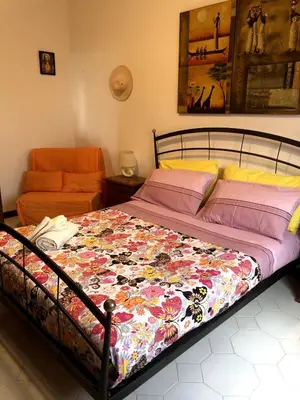 Letto o letti in una camera di Apartment in Santa Maria Navarrese Casa Concannas