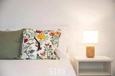 Letto o letti in una camera di Domu Maria