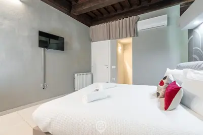 Letto o letti in una camera di Amo Castle Rooms