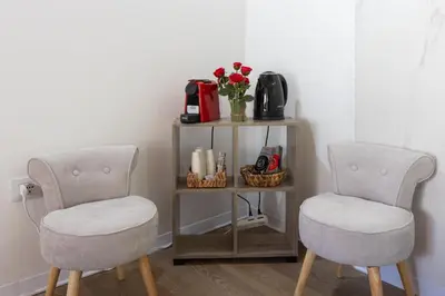 Area soggiorno di Alma Little House