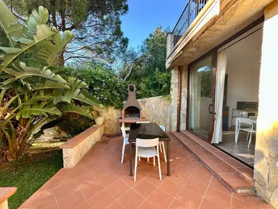 Balcone o terrazza di Palm house - seaside vacation home!