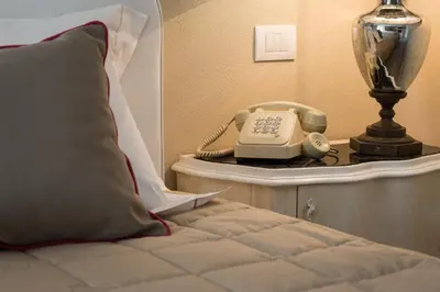 Letto o letti in una camera di Palazzo Dessy Historic House