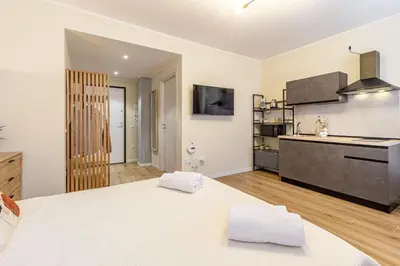 Cucina o angolo cottura di Raighinas - Cozy Apartment Cagliari Center