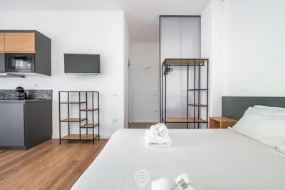 Letto o letti in una camera di Lyrical Loft 56 - Melody Loft