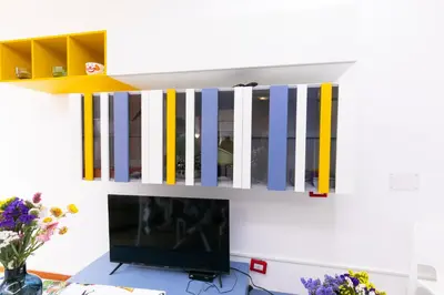 TV o dispositivi per l'intrattenimento presso Teulada cozy flat with pool and beach access