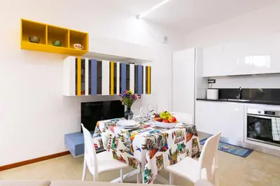 Cucina o angolo cottura di Teulada cozy flat with pool and beach access