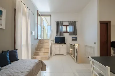 Cucina o angolo cottura di Panoramic view - Moderno con terrazza e Wi-Fi