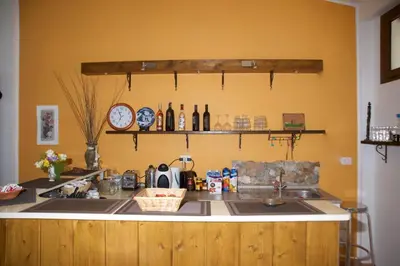 Cucina o angolo cottura di Apartment Rose e Fiori Sardegna