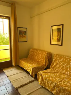Letto o letti in una camera di Casa Sofia