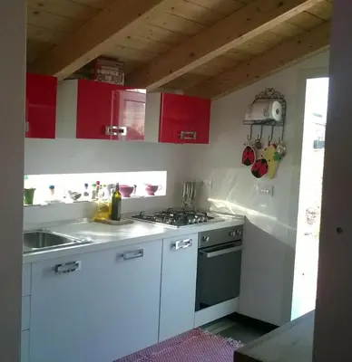Cucina o angolo cottura di La Terrazza Fiorita