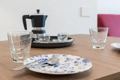 Set per la preparazione di tè e caffè presso GuestHost - San Mauro