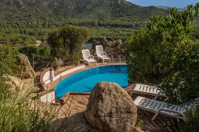 Piscina di Domus delle stelle 1 - Villa Padronale con Piscina o nelle vicinanze
