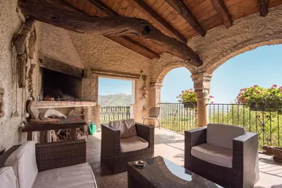 Area soggiorno di Domus delle stelle 1 - Villa Padronale con Piscina