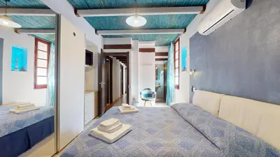 Letto o letti in una camera di Antico Centro Quartu