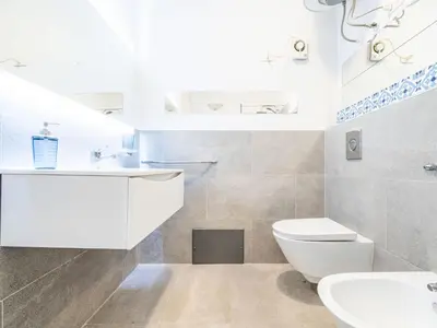 Bagno di Holiday Home Casa Darc by Interhome