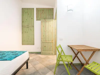 Letto o letti in una camera di Apartment Appartamento Caòmbu by Interhome